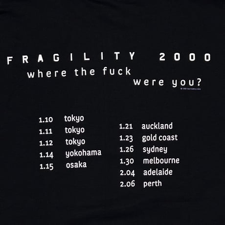 NINE INCH NAILS THE FRAGILE FRAGILITY 2000 ALL SPORT MEDIUM 4706