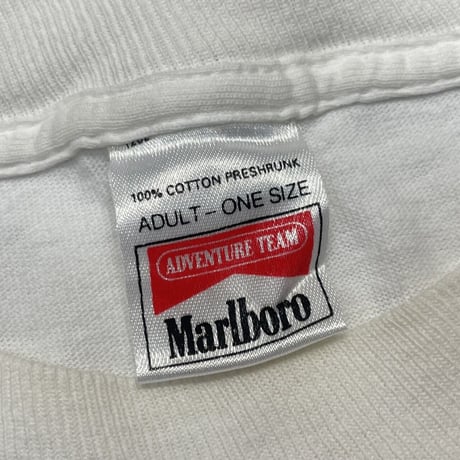 Marlboro ADVENTURE TEAM BOAT POCKET TEE WHITE ADULT ONE SIZE FITS XL 9925