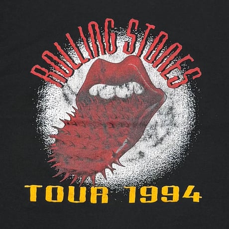 THE ROLLING STONES SPIKE TONGUE TOUR 1994 VOODOO LOUNGE BOOTLEG BLACK XL 9414