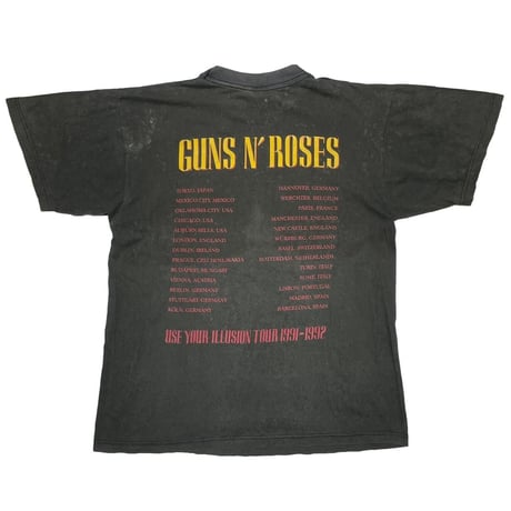 GUNS N' ROSES USE YOUR ILLUSION TOUR TEE XL 7168