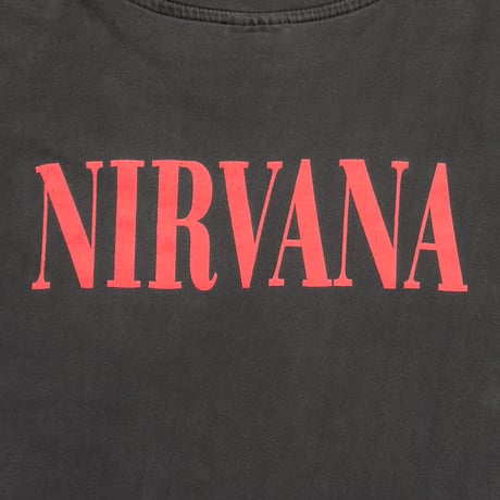 NIRVANA KURT COBAIN MEMORIAL DOLLAR BACK RED TEXT EURO XL 4278