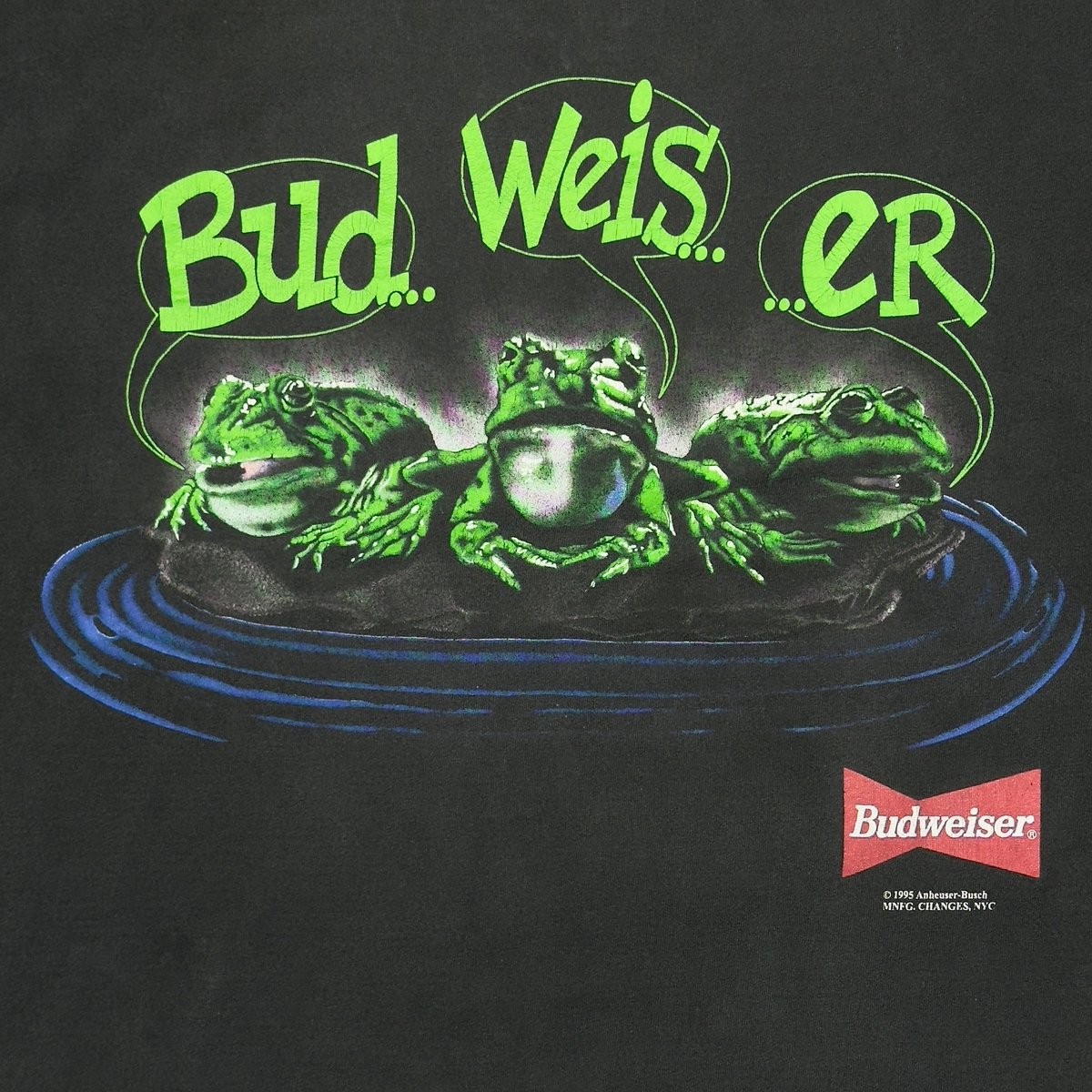 Budweiser 3 FROGS YOUR PAD OR MINE ? ANVIL XL 1