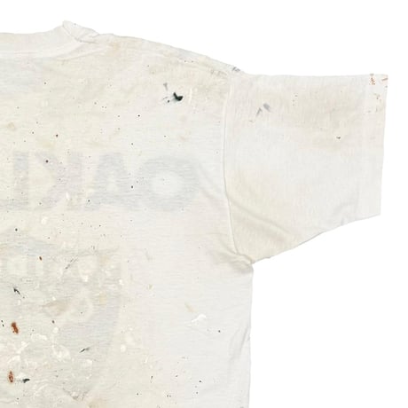 RAIDERS OAKLAND AMERICAN FOOTBALL BOOTLEG WHITE FITS XL 0163