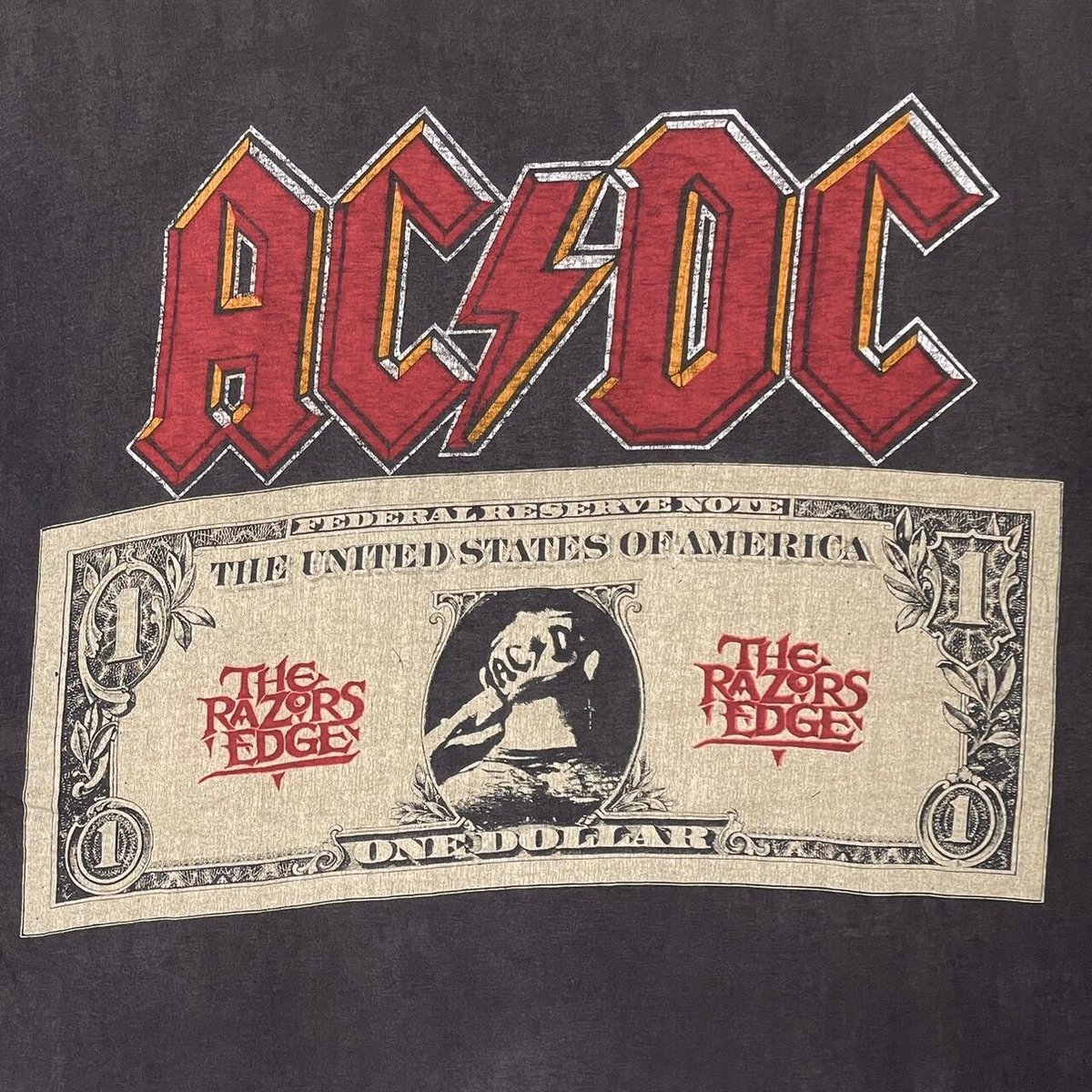 AC/DC The Razor's Edge サイン入り Vinyl - AC/DC - The