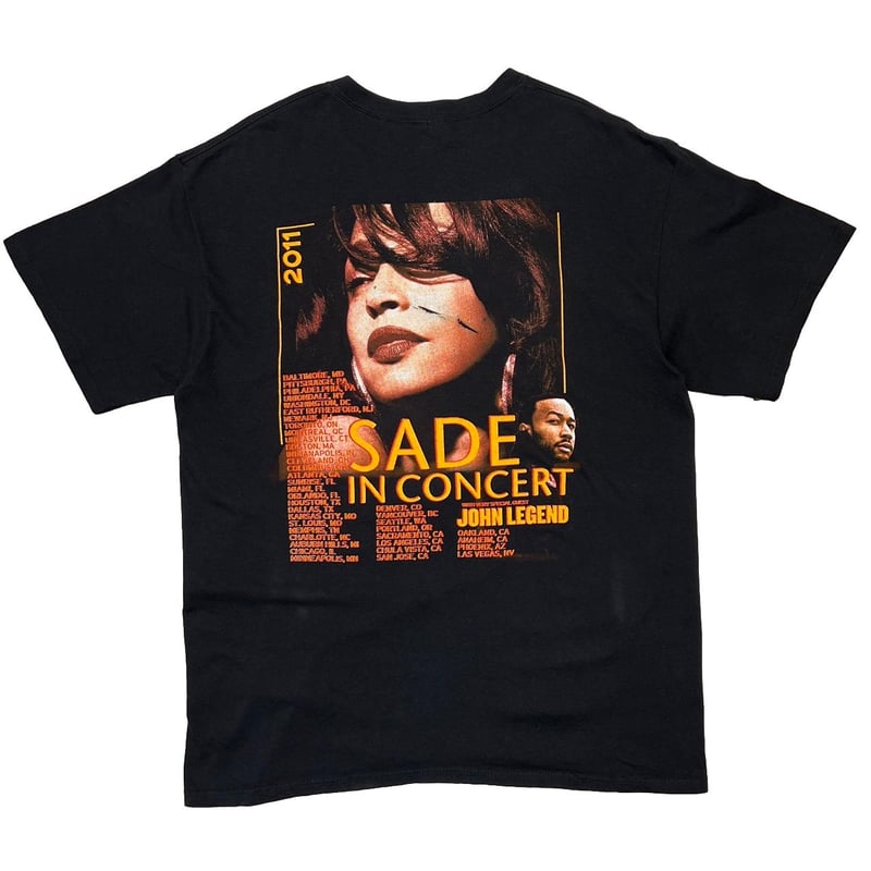 希少 XL SADE 2011 TOUR Tシャツ JOHN LEGEND