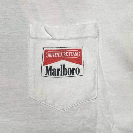 Marlboro ADVENTURE TEAM VEHICLE POCKET TEE WHITE ADULT ONE SIZE FITS XL 9922