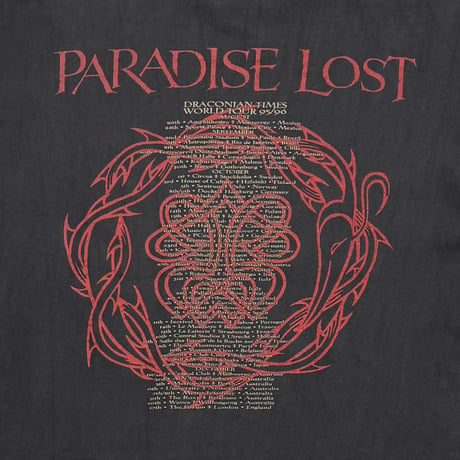 PARADICE LOST DRACONIAN TIMES WORLD TOUR 1995-1996 LS EURO XL 0020