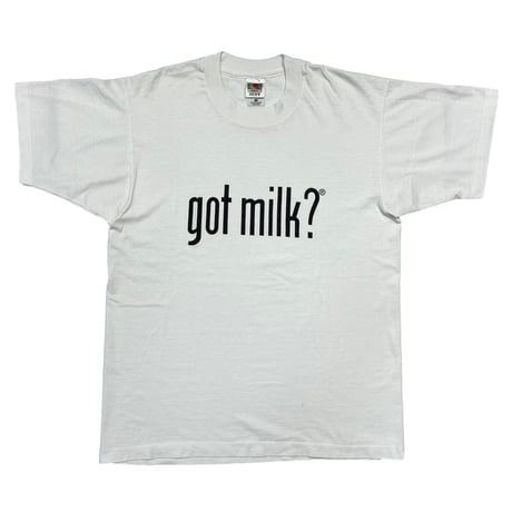 OLD&VINTAGE got milk ? WHITE LARGE 3240