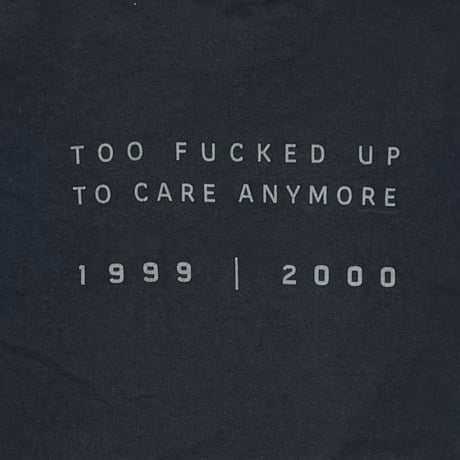 NINE INCH NAILS TOO FUCKED UP TO CARE ANYMORE 1999/2000 LS ALL SPORT MEDIUM 0890
