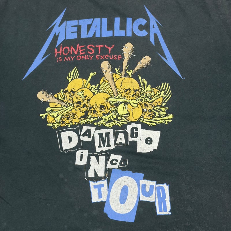 LLICA Tシャツ Damage Inc メタリカ Pushead バンドTシャツ 通販 メタリカ Tシャツ METALLICA DAMAGE-INC