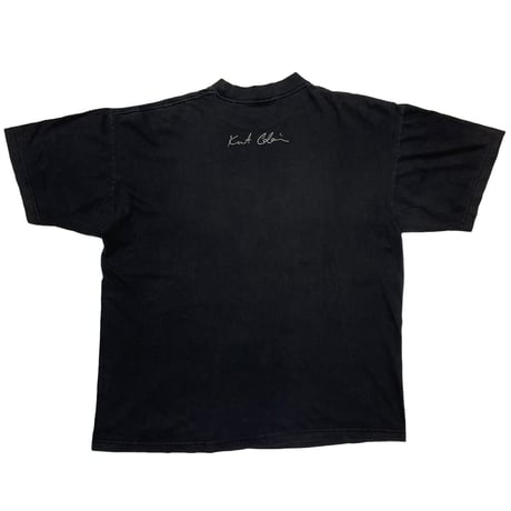 NIRVANA 1998 KURT COBAIN MEMORIAL FACE BLACK GIANT XL 2033
