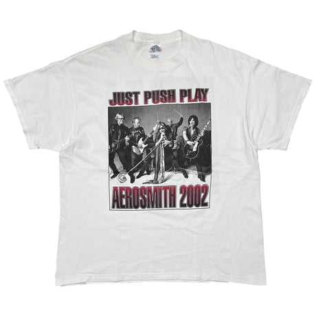 AEROSMITH JUST PUSH PLAY 2002 BOOTLEG WHITE DELTA XL 8574