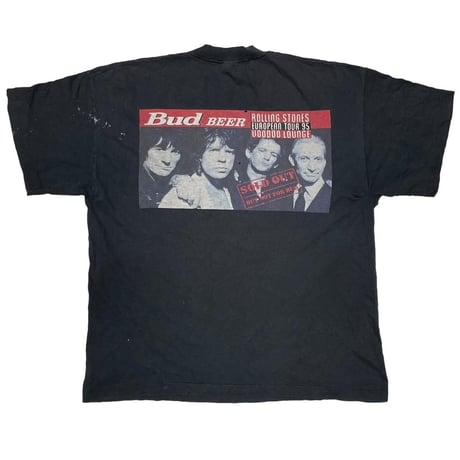 ROLLING STONES BUDWEISER EUROPEAN TOUR 1995 VOODOO LOUNGE SCREEN STARS XL 6961