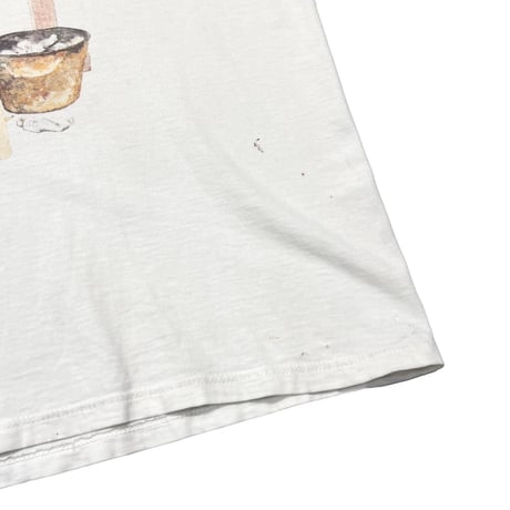 DISNEY VINTAGE MICKEY MOUSE Norman Rockwell PARODY WHITE OSFA FITS XL 7214