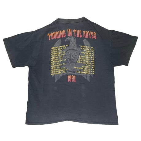 SLAYER 1990 TOURING IN THE ABYSS 1991 BROCKUM XL 5335