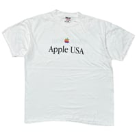 Apple SMALL MULTI COLLER LOGO Apple USA Carpe Diem WHITE ONEITA XL 9046