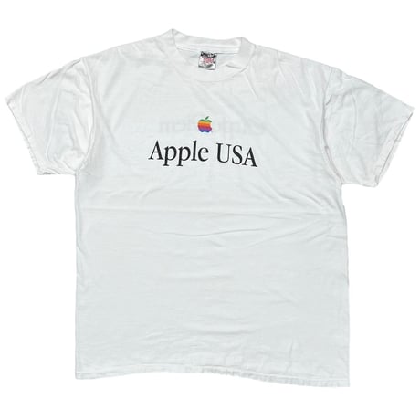 Apple SMALL MULTI COLLER LOGO Apple USA Carpe Diem WHITE ONEITA XL 9046