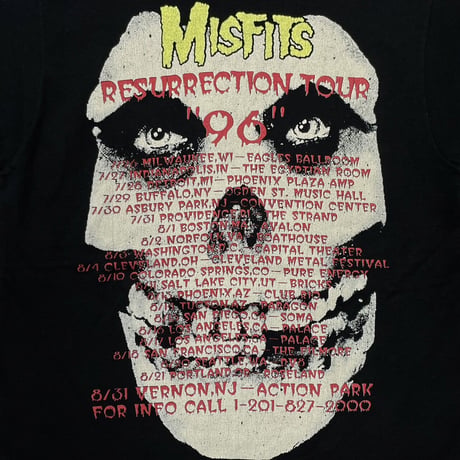 MISFITS RESURRECTION TOUR 1996 LARGE 3593