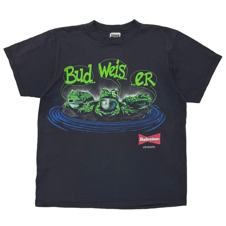Budweiser 3FROGS YOUR PAD OR MINE ? TULTEX LARGE 4333