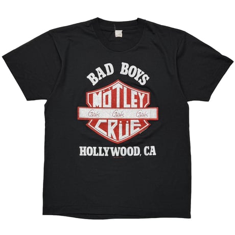 MOTLEY CRUE BAD BOYS GIRLS WORLD TOUR 87/88 SCREEN STRARS FITS LARGE 9214
