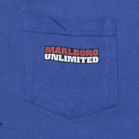 Marlboro UNLIMITED COYOTE POCKET TEE BLUE FITS XL 1167