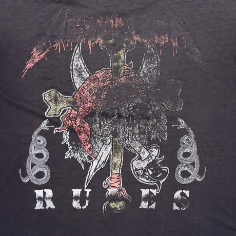 METALLICA RULES WORLD TOUR 1991-1992 FITS XL 6673