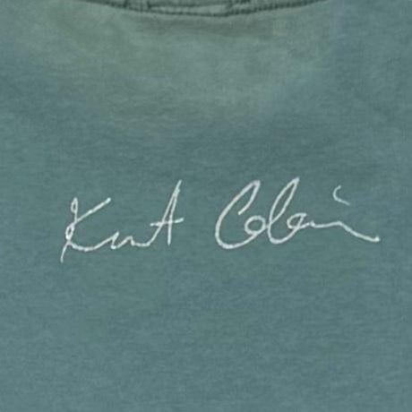 NIRVANA KURT COBAIN 1997 MEMORIAL GUITER SILVER PRINT SLATE GIANT LARGE 8037