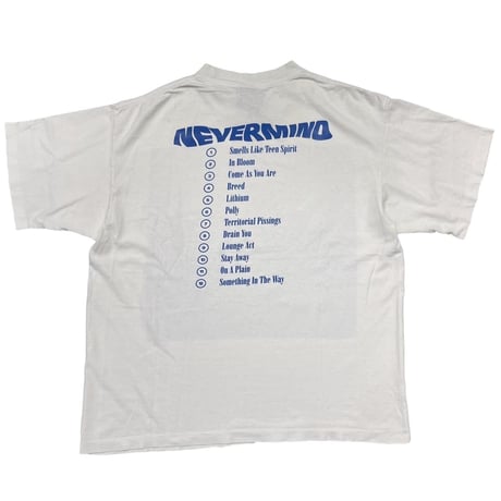 NIRVANA NEVERMIND WHITE GIANT BY TEE JAYS XL 2024