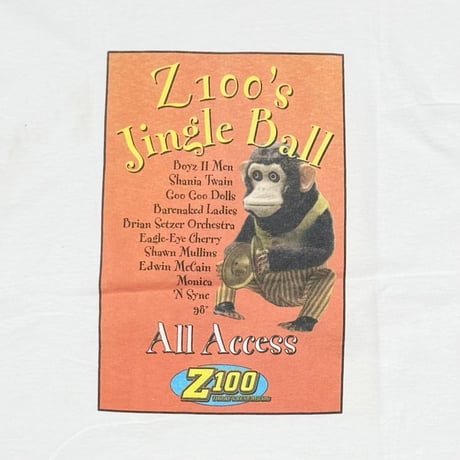 Z100's JINGLE BALL MUSIC FESTIVAL WHITE GILDAN LARGE 4424