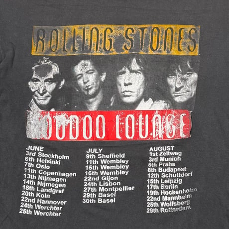 THE ROLLING STONES VOODOO LOUNGE PURPLE SPIKE TONGUE BOOTLEG FITS LARGE 1146