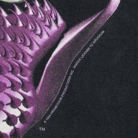 ROLLING STONES VOODOO LOUNGE PURPLE SPIKE TONGUE HOODIE BROCKUM XL 0147