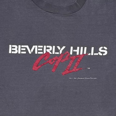 BEVERY HILLS COP 2 MOVIE PROMO 1987 FRUIT OF THE LOOM XL 3279