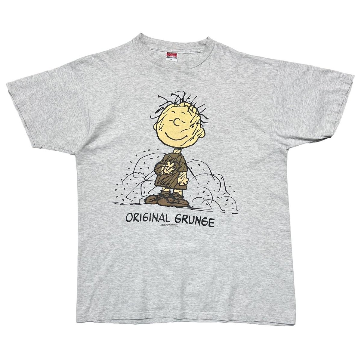 トップス PEANUTS ORIGINAL GRUNGE GREY XL 5430 PEANUTS ORIGINAL GRUNGE GREY XL 5430 | greatLAn