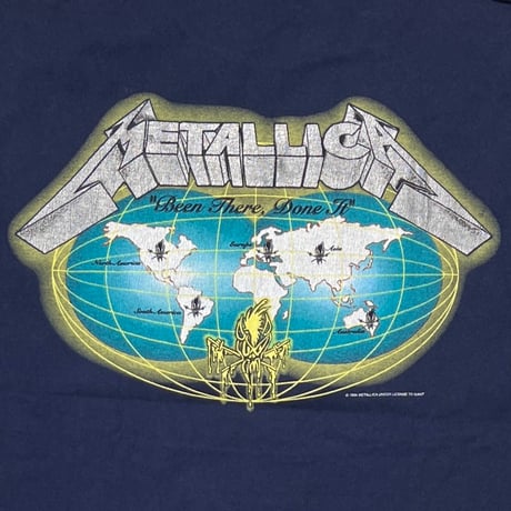 METALLICA METALLIFUCKINCA NAVY GIANT BY TEEJAYS LARGE 7743