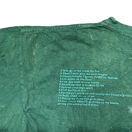 90S VINTAGE R KELLY TEE GREEN XL 5298