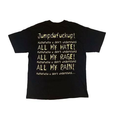 SOULFLY Jumpdafuckup! 2001 LYRICS TEE FIT LIKE XL 78171