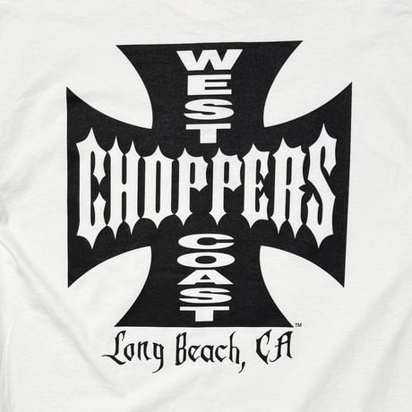 WEST COAST CHOPPERS IRON CROSS LS WHITE XL 8560
