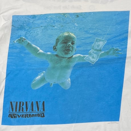 NIRVANA NEVERMIND WHITE ANVIL LARGE 8074