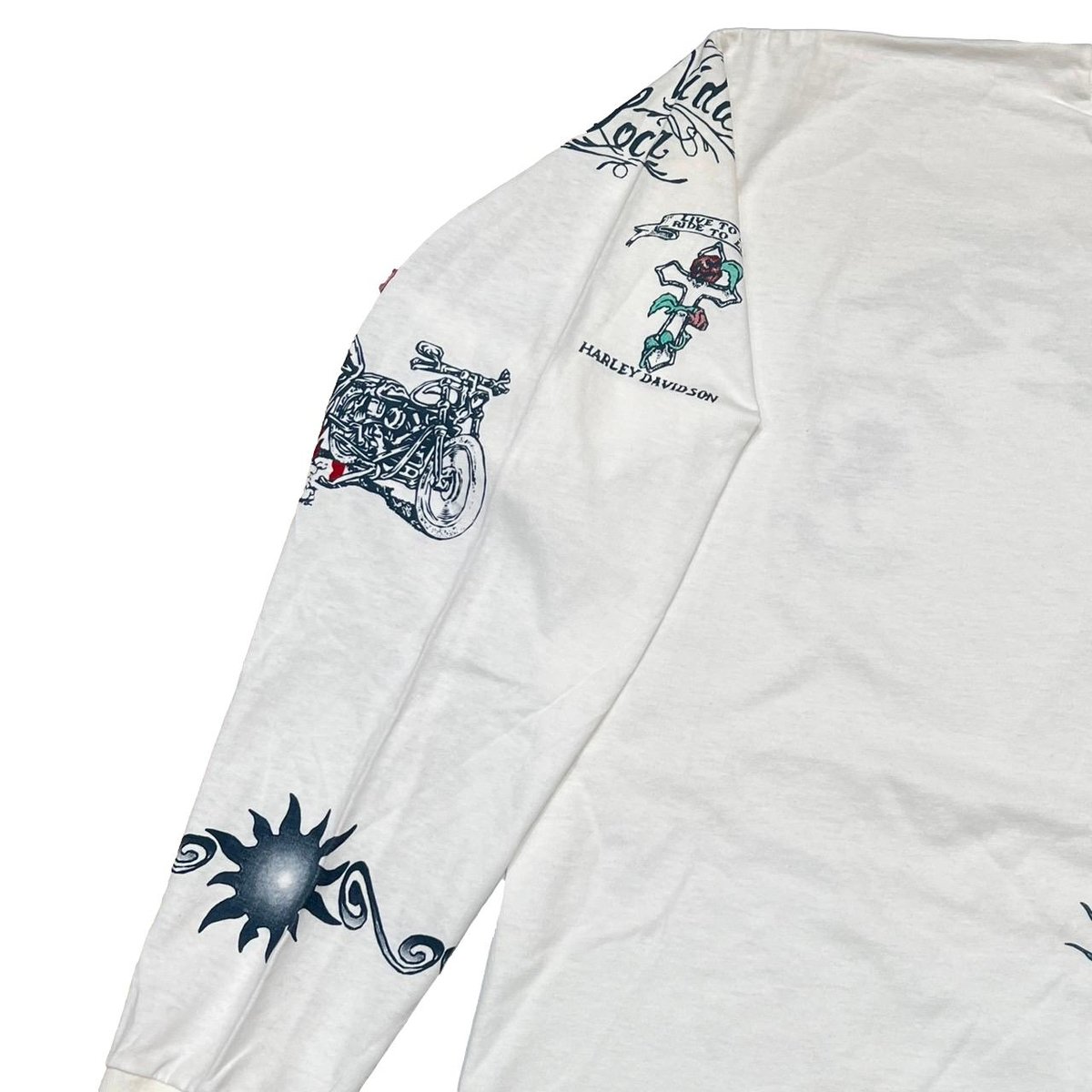 DENNIS RODMAN TATTOO LS WHITE XL 0302 | greatLA