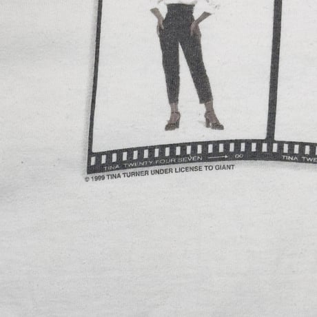 TINA TURNER TWENTY FOUR SEVEN WHITE GIANT XL 9633