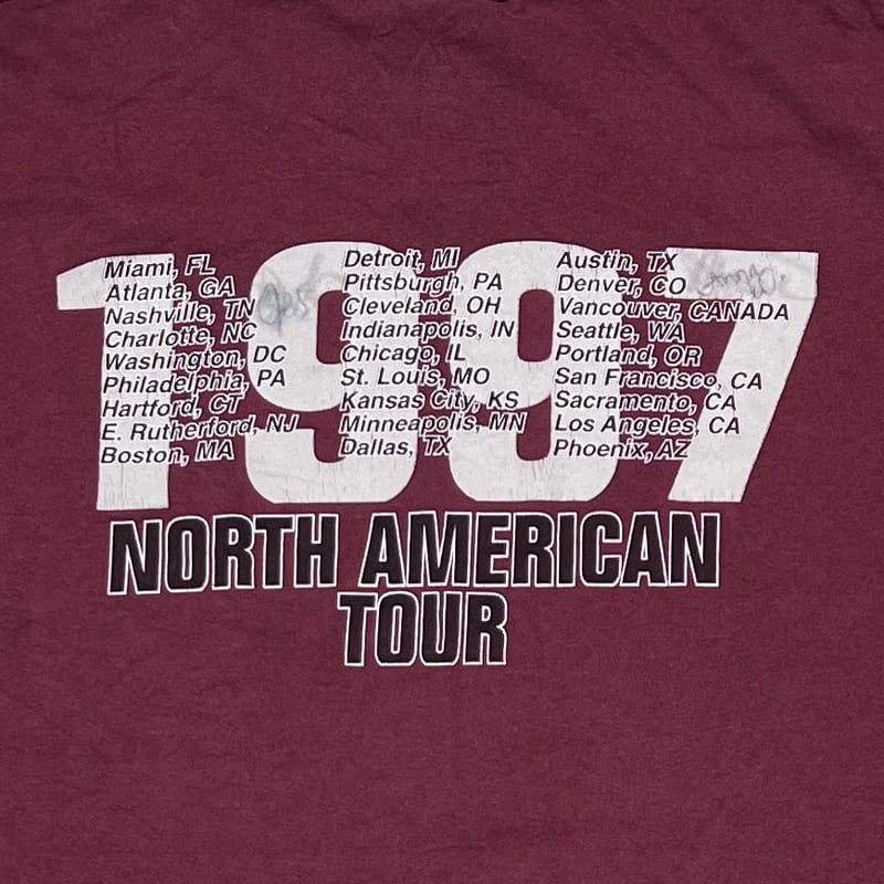 RAGE AGAINST THE MACHINE 1997 NORTH AMERICAN TO