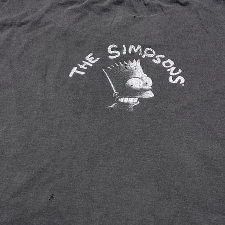 THE SIMPSONS BART MONOCHROME BIG FACE TEE FITS XL 4132