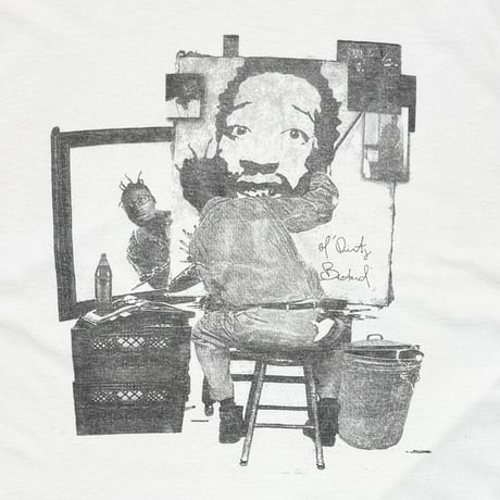 OL' DIRTY BASTARD Y2K NORMAN ROCKWELL PARODY WHITE FITS XL 4254