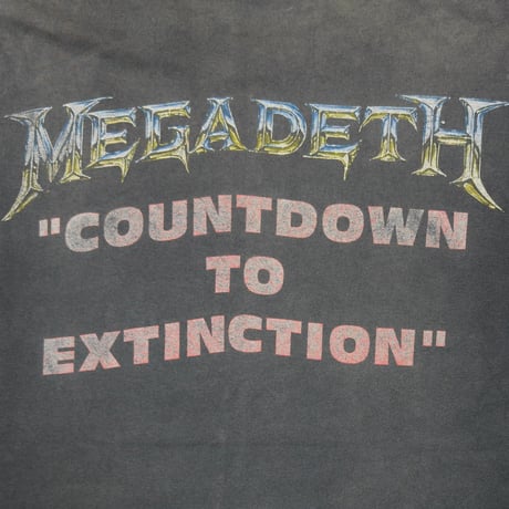 MEGADETH 1992 COUNTDOWN TO EXTINCTION FITS LARGE 8352