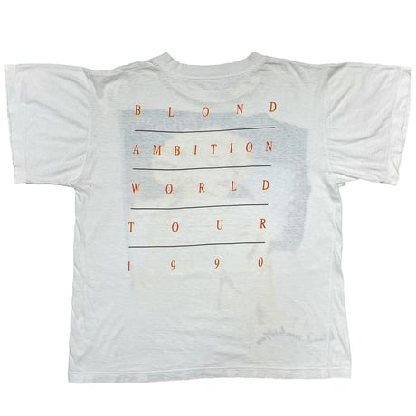 MADONNA BLOND AMBITION WORLD TOUR 1990 WHITE FITS LARGE 3827