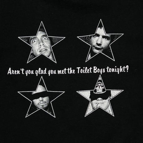 TOILET BOYS PHOTO TEE BLACK FRUIT OF THE LOOM MEDIUM 0119