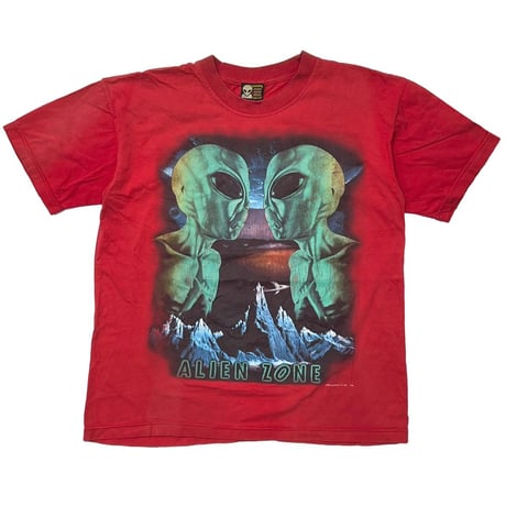 OLD & VINTAGE ALIEN WORK SHOP ALIEN ZONE RED FITS LARGE 4838