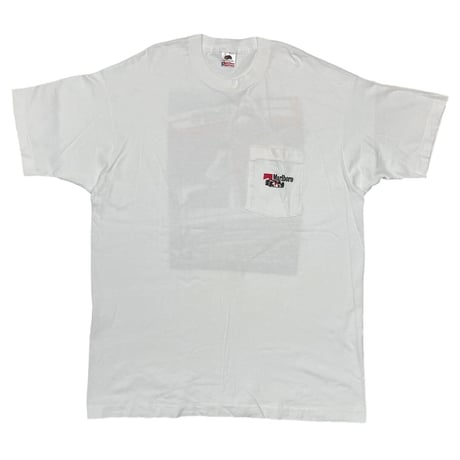 Marlboro RACING '92 F-1 POCKET TEE WHITE FRUIT OF THE LOOM XL 9958