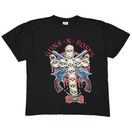 GUNS N’ ROSES SKULL CROSS GUN USE YOUR ILLUSION EURO XL 5715