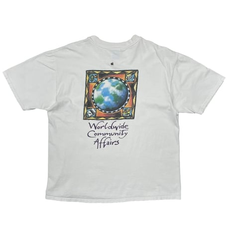 APPLE WORLDWIDE COMMUNITY AFFAIRS WHITE HANES LARGE 9101